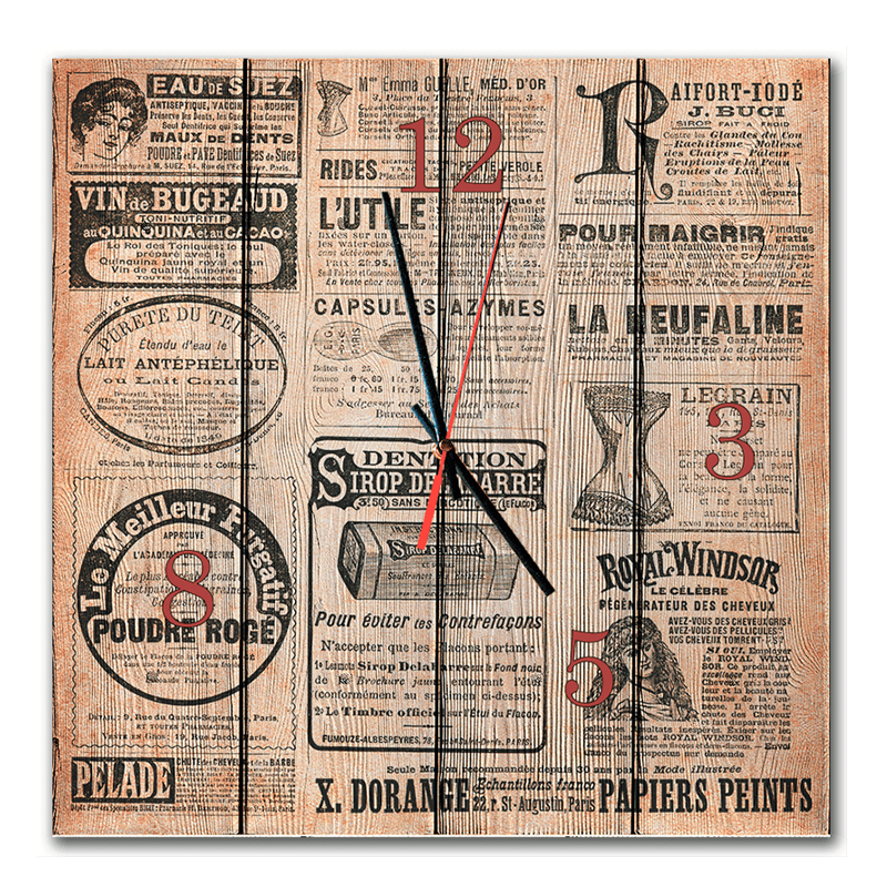 Часы OLD NEWSPAPER Часы OLD NEWSPAPER в Костроме | Loft Concept