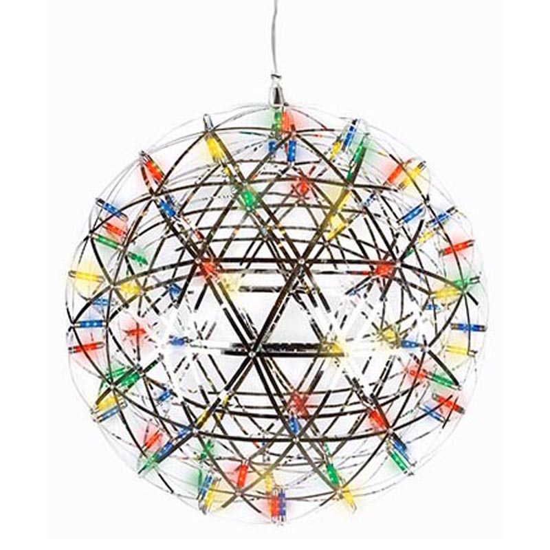 Люстра Moooi 3D Sphere Colored lamp M Хром Мульти Люстра Moooi 3D Sphere Colored lamp M Хром Мульти в Костроме | Loft Concept