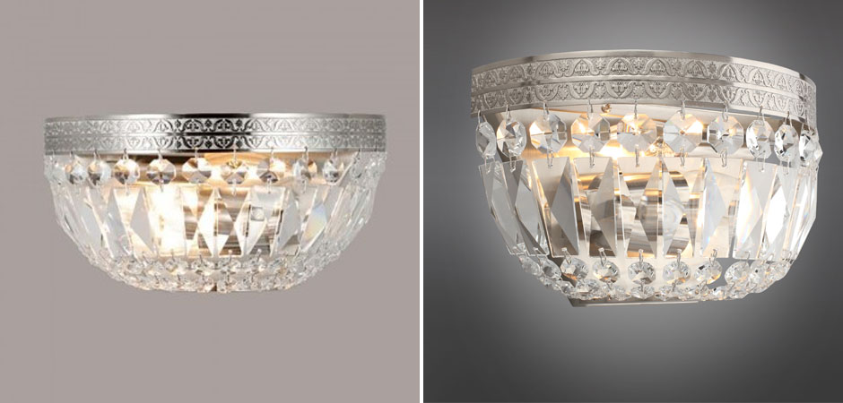 Бра Ancient Ocean Nickel Бра Ancient Ocean Nickel - Loft-Concept в Костроме