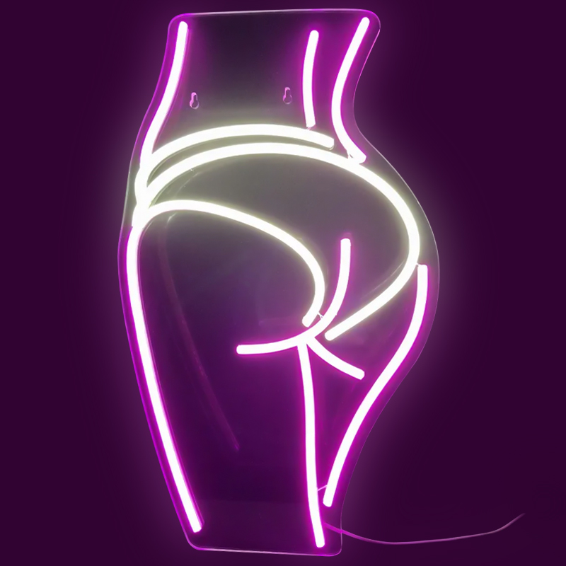 Неоновая настенная лампа Intrigue Neon Wall Lamp Лиловый Желтый Неоновая настенная лампа Intrigue Neon Wall Lamp Лиловый Желтый в Костроме | Loft Concept