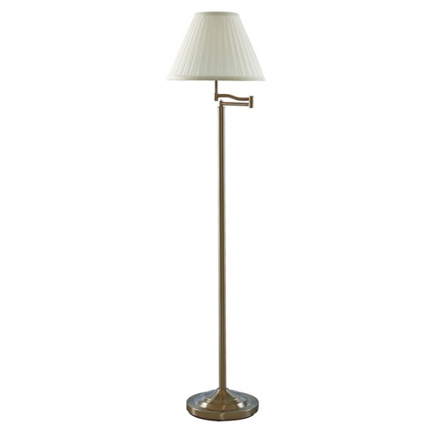 Напольный светильник Classic Corolina Light Floor Латунь Античная полированная Напольный светильник Classic Corolina Light Floor Латунь Античная полированная в Костроме | Loft Concept
