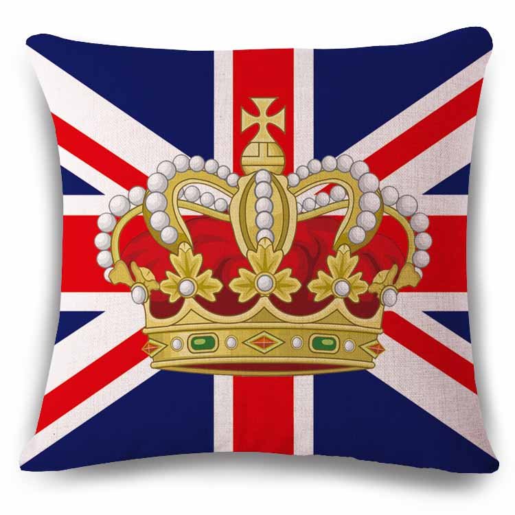 Декоративная подушка God save the Queen Мульти Декоративная подушка God save the Queen Мульти в Костроме | Loft Concept