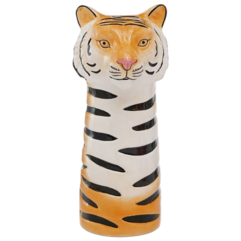 Ваза Tiger Vase Оранжевый Белый Черный Розовый пастельный Ваза Tiger Vase Оранжевый Белый Черный Розовый пастельный в Костроме | Loft Concept