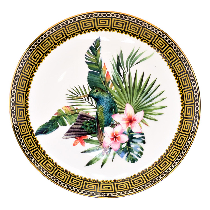 Тарелка TROPICS Pattern Colibri Мульти Тарелка TROPICS Pattern Colibri Мульти в Костроме | Loft Concept