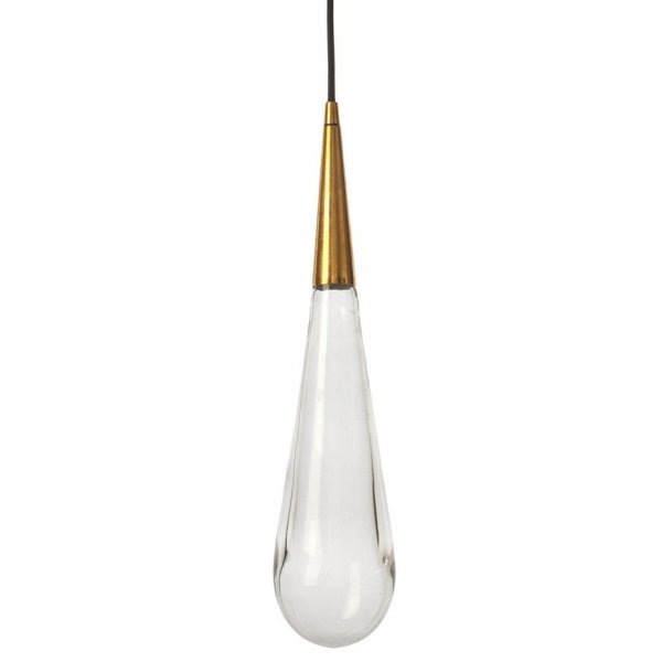 Подвесной светильник Pour Lights by Design Haus Liberty Латунь Прозрачный Подвесной светильник Pour Lights by Design Haus Liberty Латунь Прозрачный в Костроме | Loft Concept