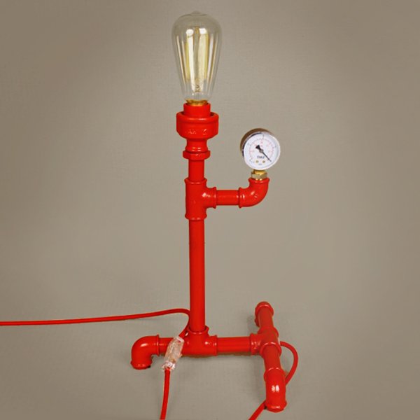Настольная лампа Table Lamp Red Water Tap Красный Настольная лампа Table Lamp Red Water Tap Красный в Костроме | Loft Concept