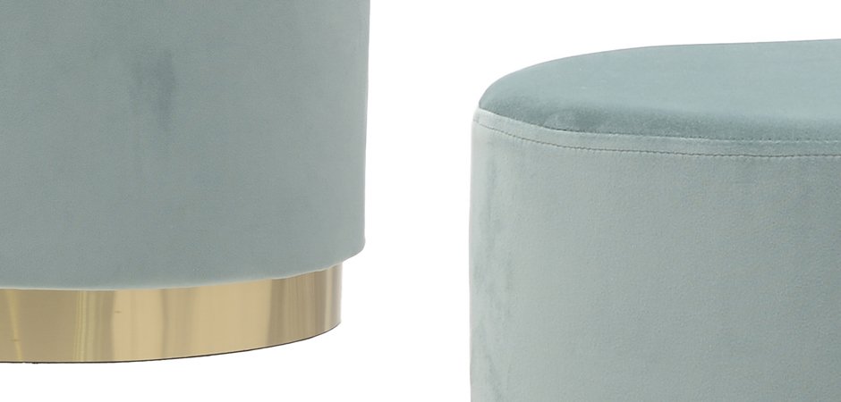 Пуф Golden Belt Turquoise Pastel Пуф Golden Belt Turquoise Pastel - Loft-Concept в Костроме