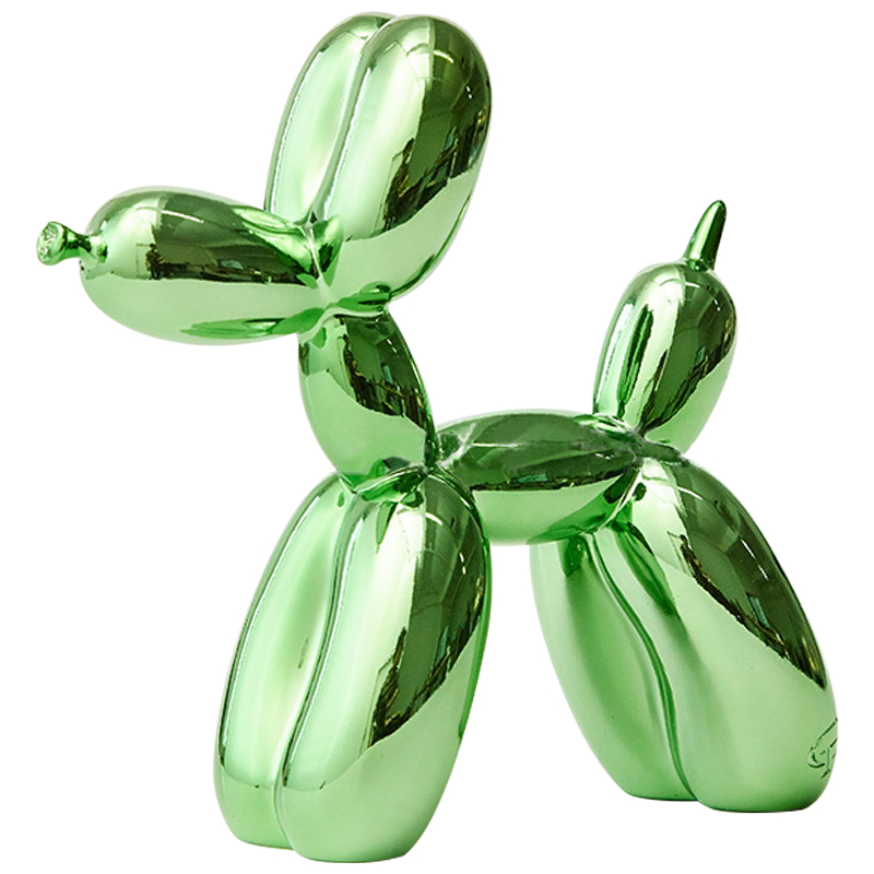 Статуэтка Jeff Koons Balloon Dog Chrome Green Зеленый Статуэтка Jeff Koons Balloon Dog Chrome Green Зеленый в Костроме | Loft Concept