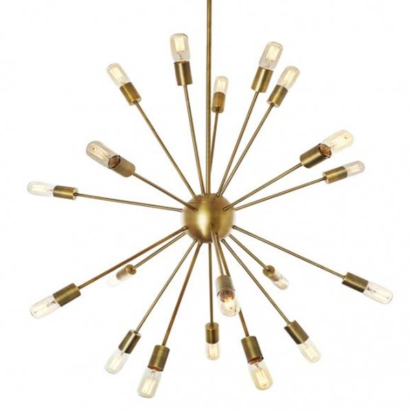 Люстра Sputnik Gold Chandelier Люстра Sputnik Gold Chandelier в Костроме | Loft Concept