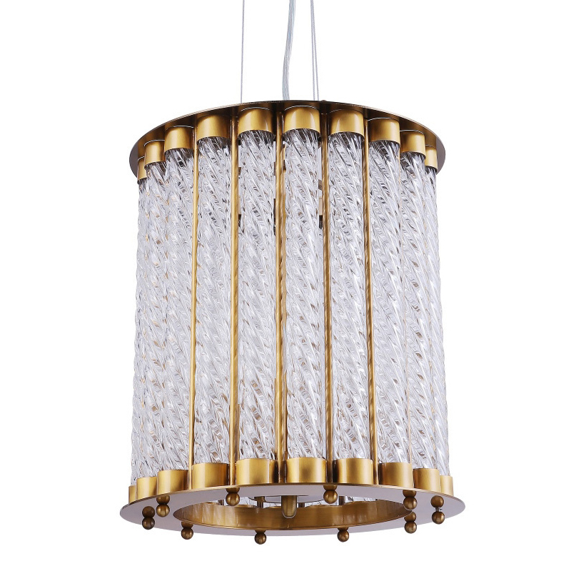 Люстра Lantern Tiziano Chandelier bronze D25 Бронза Прозрачное Стекло Люстра Lantern Tiziano Chandelier bronze D25 Бронза Прозрачное Стекло в Костроме | Loft Concept