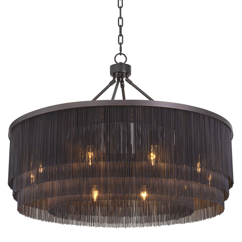 Люстра Eichholtz Chandelier Tissot L Темная бронза Люстра Eichholtz Chandelier Tissot L Темная бронза в Костроме | Loft Concept