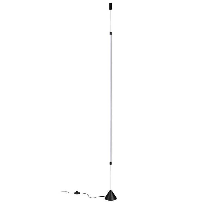 Торшер Trumpet Tube Black Thin Line Черный Белый Торшер Trumpet Tube Black Thin Line Черный Белый в Костроме | Loft Concept