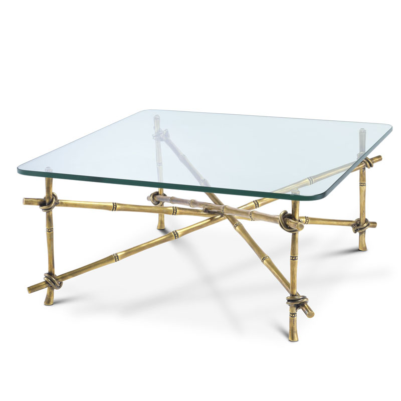 Кофейный стол Eichholtz COFFEE TABLE KAHALA Винтажная латунь Кофейный стол Eichholtz COFFEE TABLE KAHALA Винтажная латунь в Костроме | Loft Concept