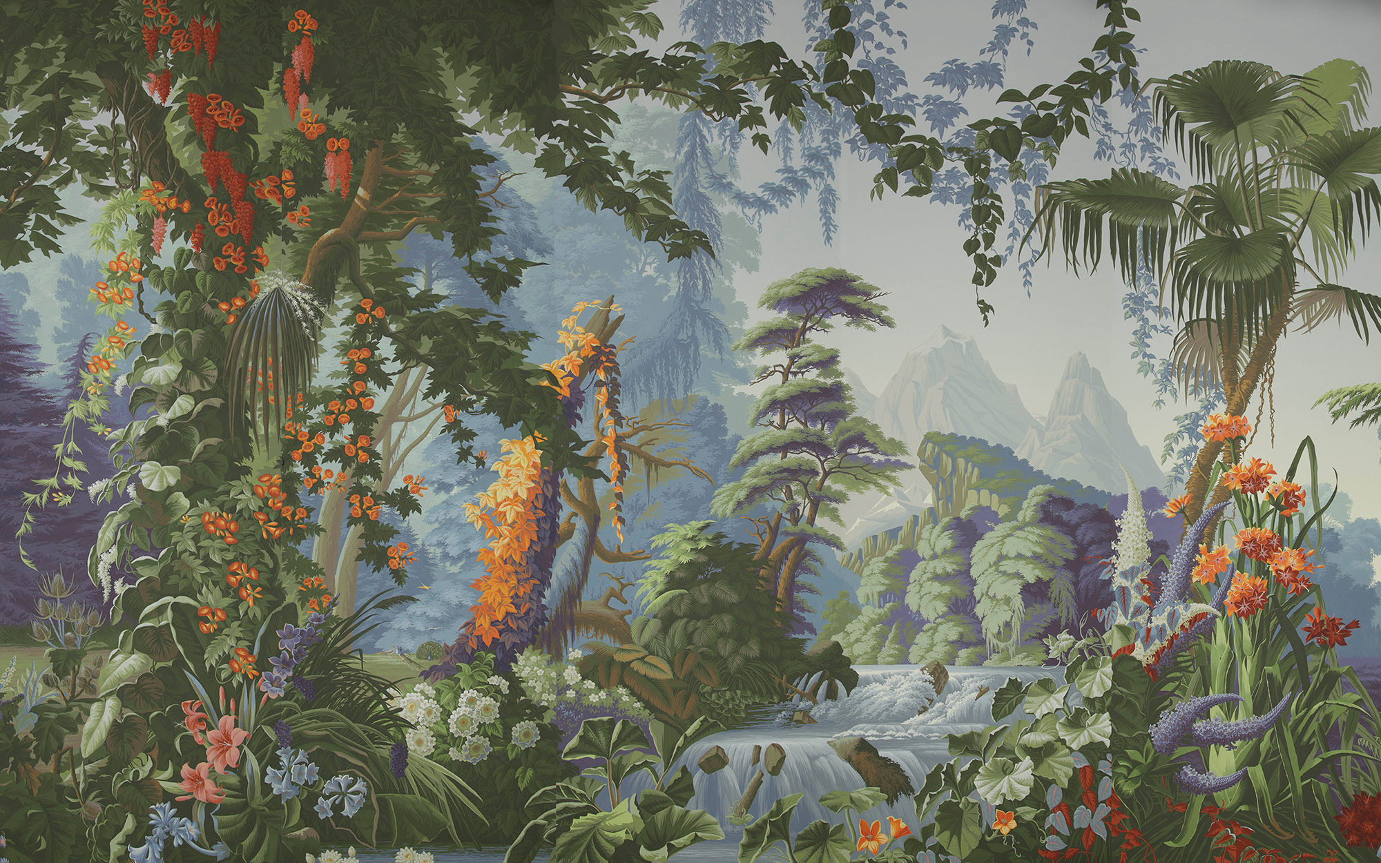 Обои ручная роспись L'Eden Eden on scenic paper Обои ручная роспись L'Eden Eden on scenic paper - постер Loft-Concept в Костроме