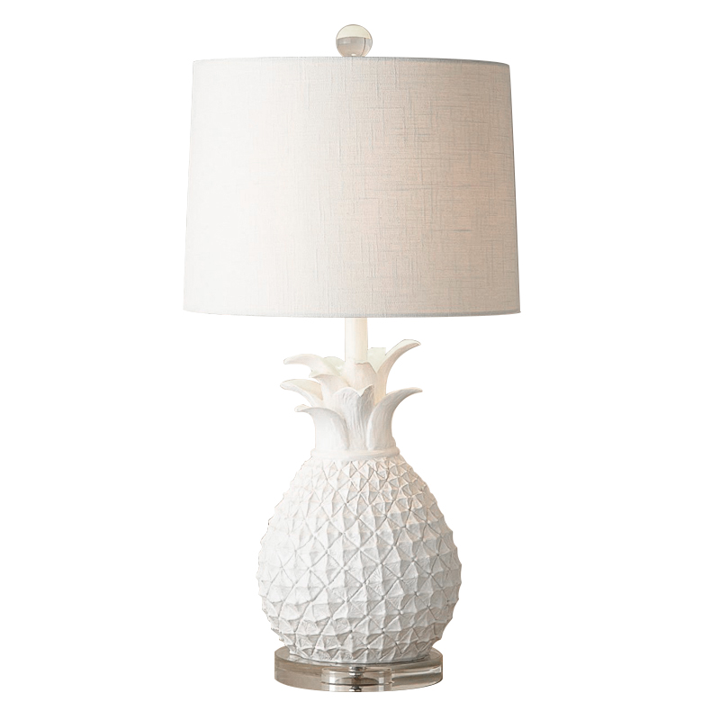Настольная лампа White Pineapple Table lamp Белый Настольная лампа White Pineapple Table lamp Белый в Костроме | Loft Concept