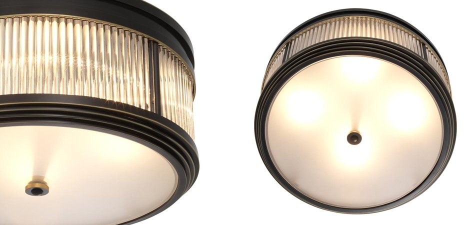Потолочный светильник Ceiling Lamp Rousseau Bronze Потолочный светильник Ceiling Lamp Rousseau Bronze - Loft-Concept в Костроме