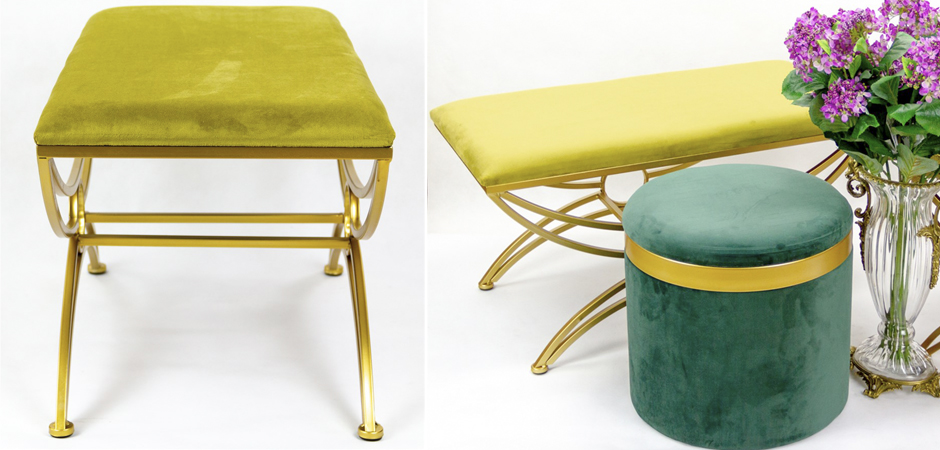 Пуф Art Deco Shapes Yellow Пуф Art Deco Shapes Yellow - Loft-Concept в Костроме