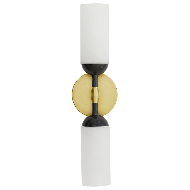 Бра Arteriors EMMETT SCONCE Черный Белый Латунь Бра Arteriors EMMETT SCONCE Черный Белый Латунь в Костроме | Loft Concept