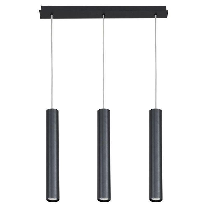 Люстра Luis Chandelier Line black Черный Люстра Luis Chandelier Line black Черный в Костроме | Loft Concept