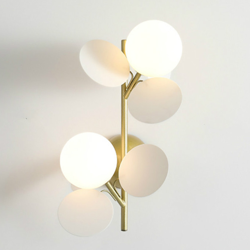 Бра MATISSE sconce double white Золотой Белый Бра MATISSE sconce double white Золотой Белый в Костроме | Loft Concept