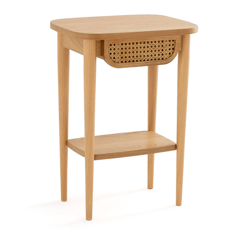 Приставной стол Morten Wicker Side Table Светлый дуб Приставной стол Morten Wicker Side Table Светлый дуб в Костроме | Loft Concept