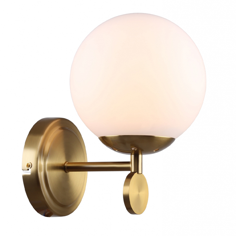 Бра Kyran Wall Lamp Bronze Бронза Белый Бра Kyran Wall Lamp Bronze Бронза Белый в Костроме | Loft Concept
