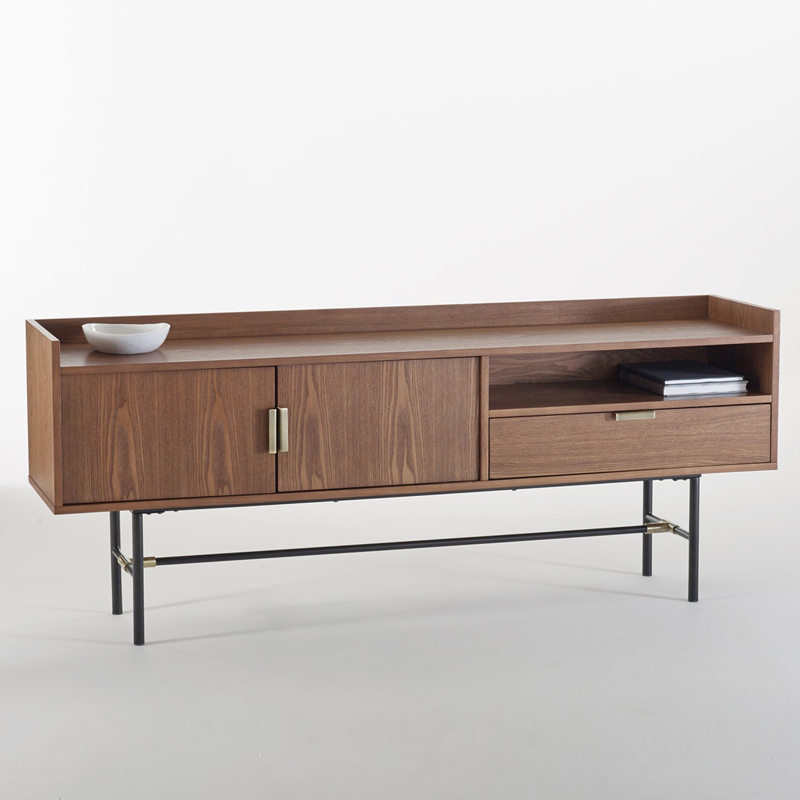 TV-тумба Torgny TV stand Орех Черный Латунь TV-тумба Torgny TV stand Орех Черный Латунь в Костроме | Loft Concept