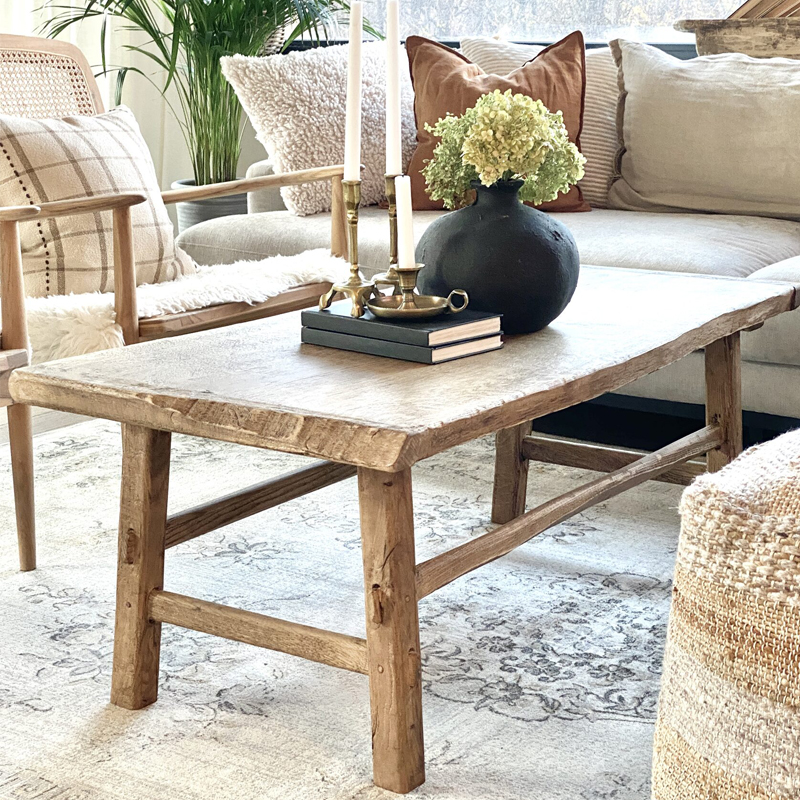Кофейный стол с живым краем Reena Coffee Table Древесина Кофейный стол с живым краем Reena Coffee Table Древесина в Костроме | Loft Concept
