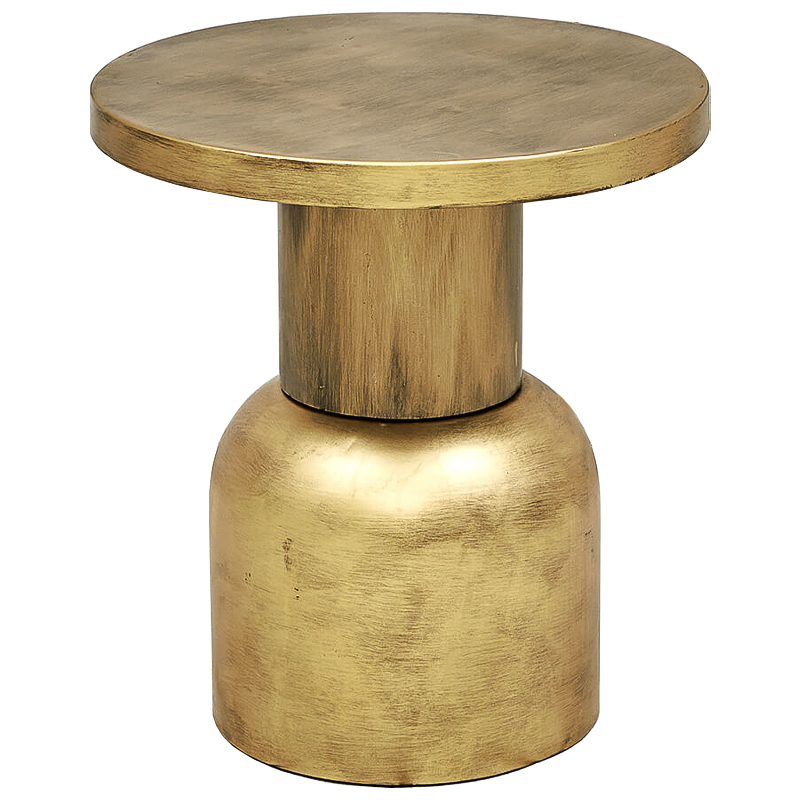 Приставной стол Aker side table Винтажная латунь Приставной стол Aker side table Винтажная латунь в Костроме | Loft Concept