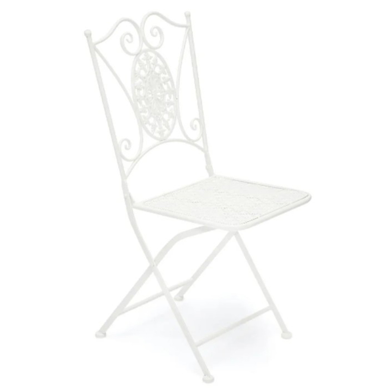 Стул Forged Patterns Eline White Белый в Костроме | Loft Concept 