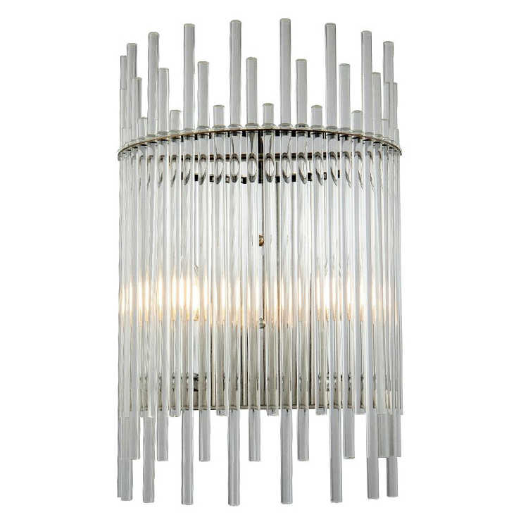 Бра Nembus Chromium Sconces Прозрачное Стекло Хром Бра Nembus Chromium Sconces Прозрачное Стекло Хром в Костроме | Loft Concept