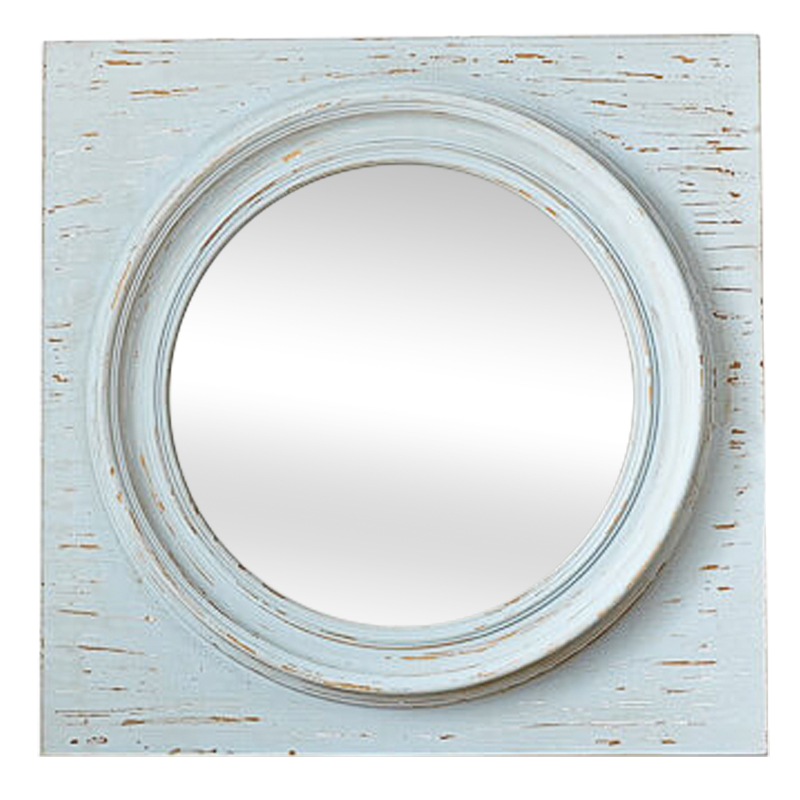 Зеркало Godolphin Mirror Pastel Blue Винтажный голубой Зеркало Godolphin Mirror Pastel Blue Винтажный голубой в Костроме | Loft Concept