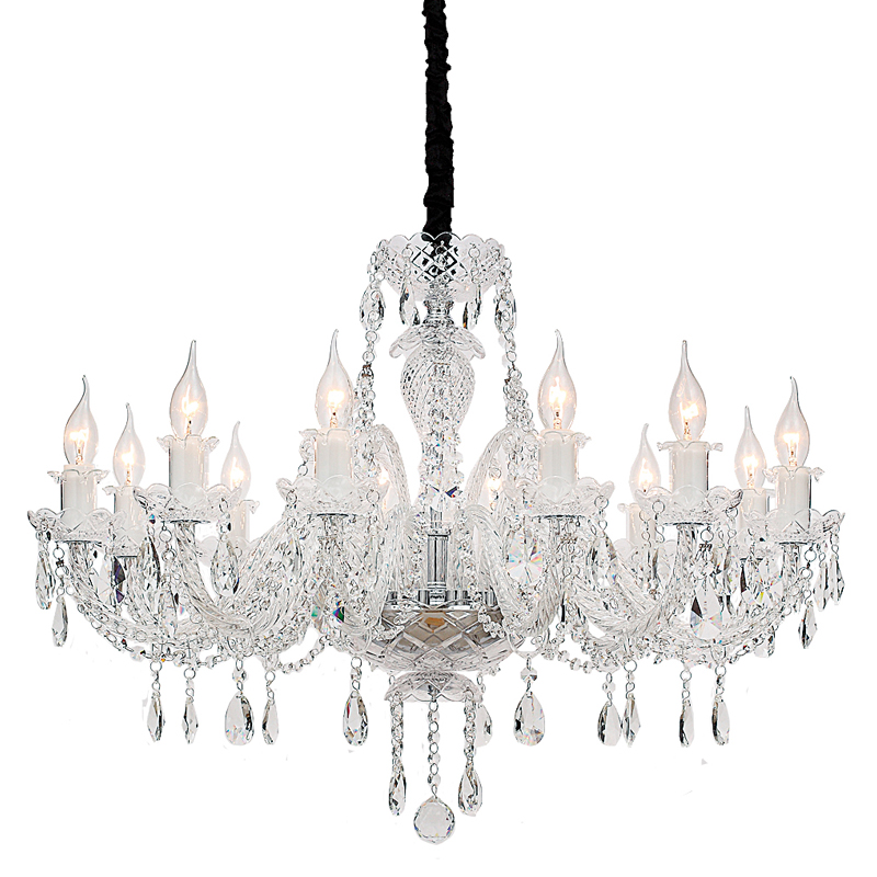Люстра Markel Chandelier 81 Хром Прозрачный в Костроме | Loft Concept 