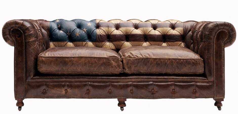 Диван Chesterfield Rebel Sofa Stars & Stripes Andrew Martin Диван Chesterfield Rebel Sofa Stars & Stripes Andrew Martin - Loft-Concept в Костроме