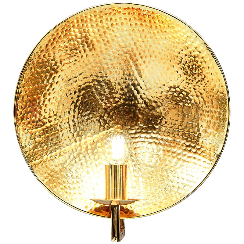 Бра Amun Disk sconce Глянцевое золото Бра Amun Disk sconce Глянцевое золото в Костроме | Loft Concept