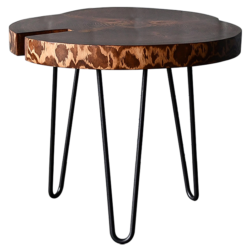 Кофейный стол Busby Industrial Metal Rust Coffee Table Коричневый Черный Кофейный стол Busby Industrial Metal Rust Coffee Table Коричневый Черный в Костроме | Loft Concept