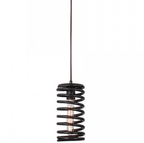 Подвесной светильник Loft Spring Pendant Vertical Черный Подвесной светильник Loft Spring Pendant Vertical Черный в Костроме | Loft Concept