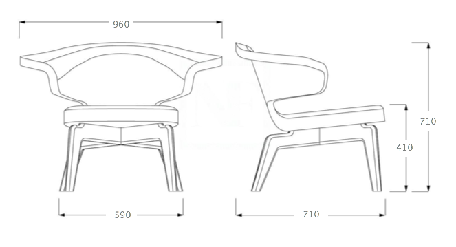 Кресло Munich Lounge Chair Кресло Munich Lounge Chair в Костроме