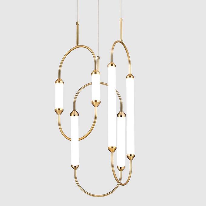 Люстра Giopato & Coombes CIRQUE chandelier Weave Medium Латунь Прозрачный Люстра Giopato & Coombes CIRQUE chandelier Weave Medium Латунь Прозрачный в Костроме | Loft Concept