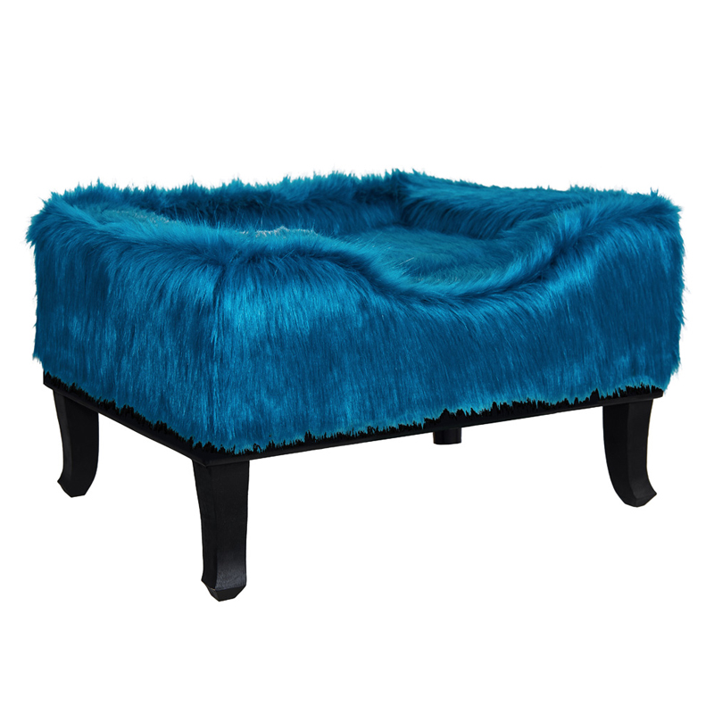 Диван для домашних животных Pet Bed с ворсом Синий Диван для домашних животных Pet Bed с ворсом Синий в Костроме | Loft Concept