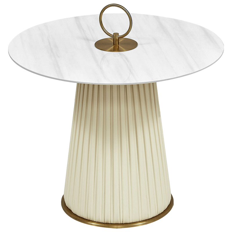 Приставной стол Orlaith White Gold Side Table Белый Золотой ivory ( слоновая кость ) Приставной стол Orlaith White Gold Side Table Белый Золотой ivory ( слоновая кость ) в Костроме | Loft Concept