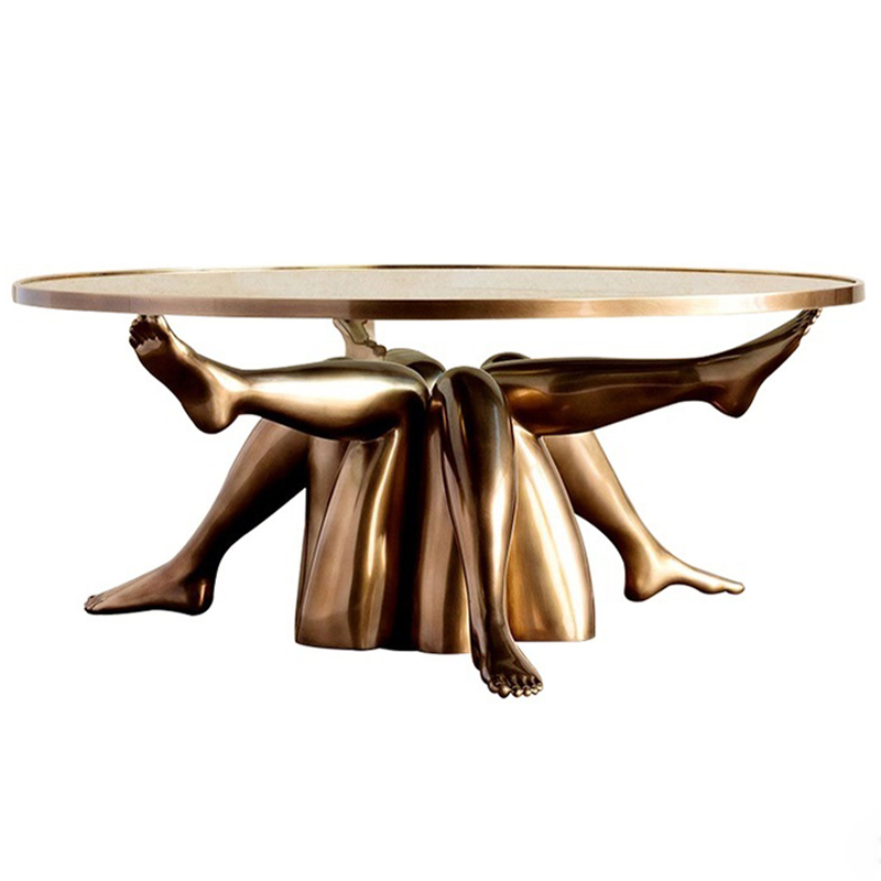 Журнальный стол дизайн Kelly Wearstler Superluxe Isadora Table Латунь Прозрачное Стекло Журнальный стол дизайн Kelly Wearstler Superluxe Isadora Table Латунь Прозрачное Стекло в Костроме | Loft Concept