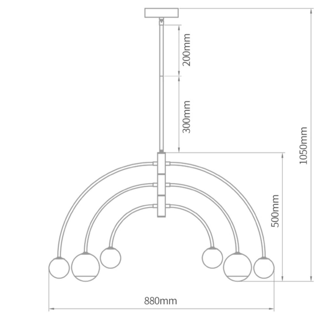 Люстра Wynne Metal Arch Wooden Chandelier Люстра Wynne Metal Arch Wooden Chandelier в Костроме