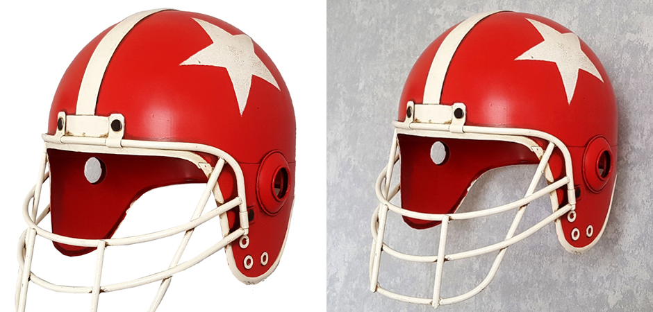 Аксессуар на стену Helmet with Star Red Аксессуар на стену Helmet with Star Red - Loft-Concept в Костроме