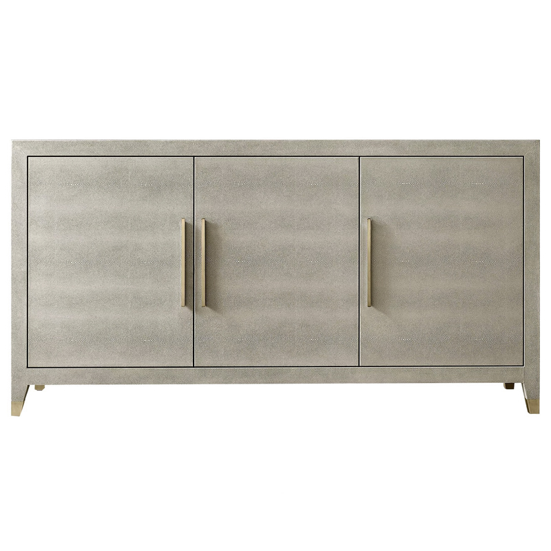 Комод серый скат Charles Stingray Texture chest of drawers Grey Золотой Серый Комод серый скат Charles Stingray Texture chest of drawers Grey Золотой Серый в Костроме | Loft Concept