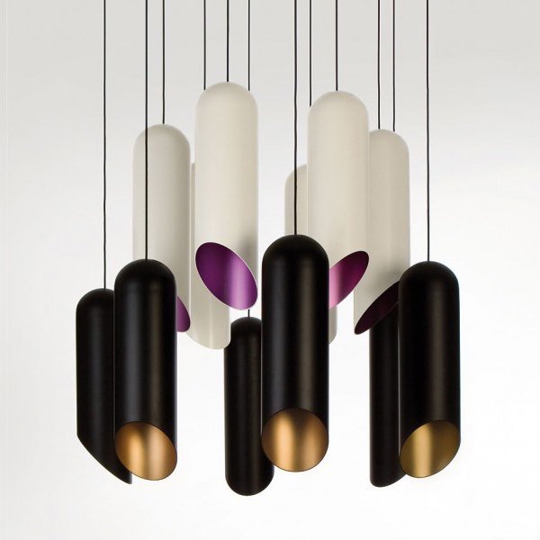 Подвесной светильник Tom Dixon - Pipe Light Белый Черный Золотой Фиолетовый в Костроме | Loft Concept 