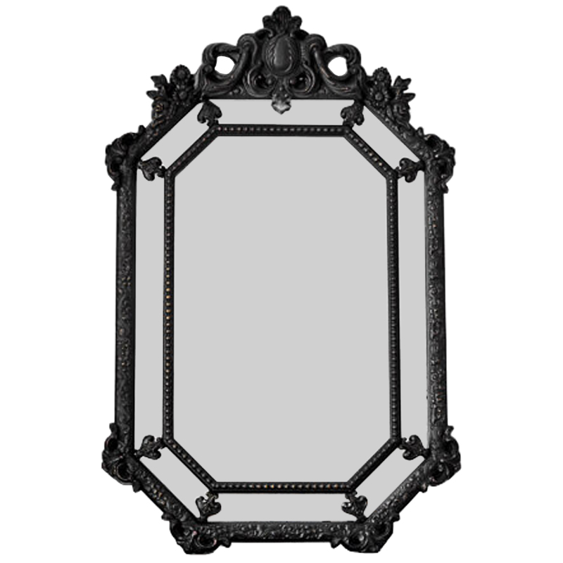 Зеркало Keppel Mirror Black Винтажный черный Античное зеркальное стекло Зеркало Keppel Mirror Black Винтажный черный Античное зеркальное стекло в Костроме | Loft Concept