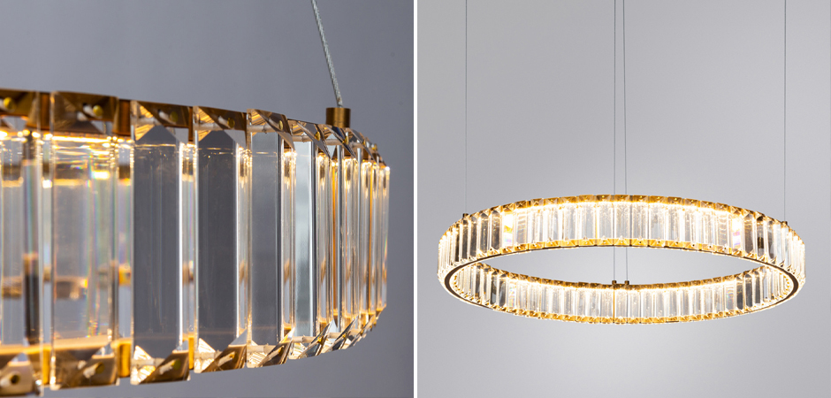 Хрустальная Люстра Crystal Ring Латунь Хрустальная Люстра Crystal Ring Латунь - Loft-Concept в Костроме