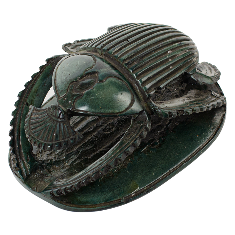 Статуэтка Скарабей Scarab Beetle dark green 1 Зеленый Статуэтка Скарабей Scarab Beetle dark green 1 Зеленый в Костроме | Loft Concept