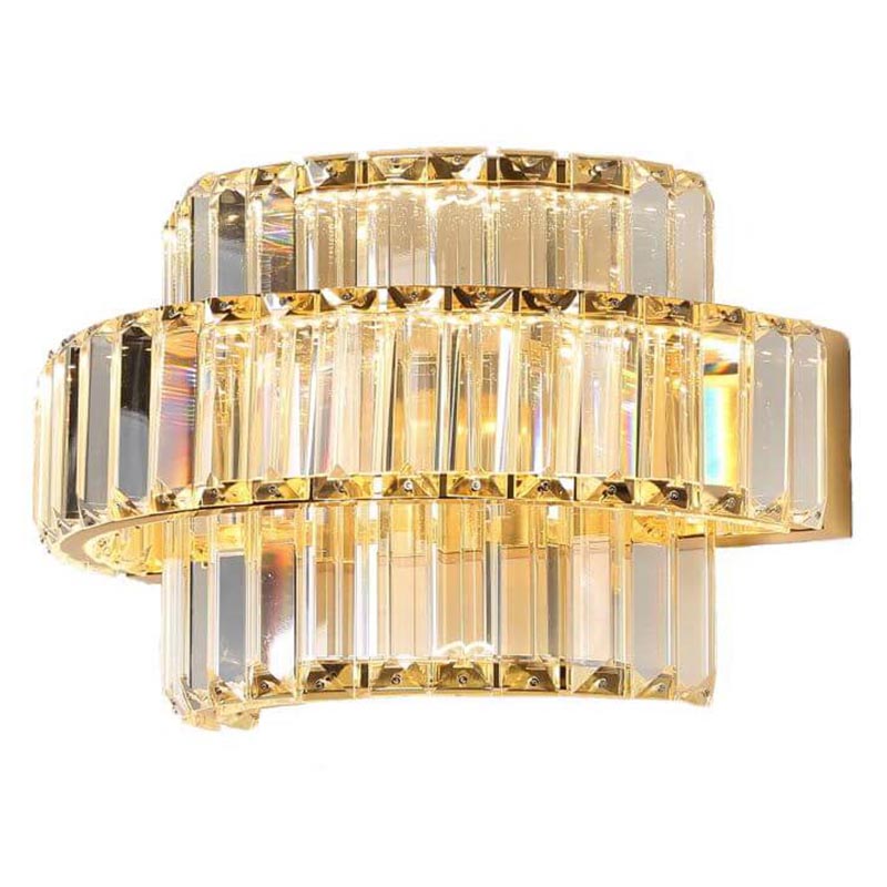 Бра Crystal Shine Linda Gold Wall Lamp B Золотой Прозрачный (Transparent) Бра Crystal Shine Linda Gold Wall Lamp B Золотой Прозрачный (Transparent) в Костроме | Loft Concept